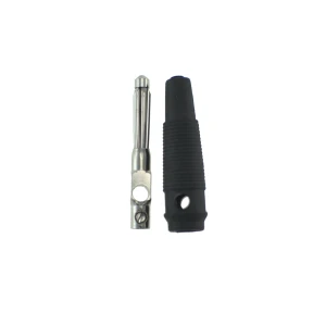 Crni banana konektor 4mm BP4526 za mjerne kabele