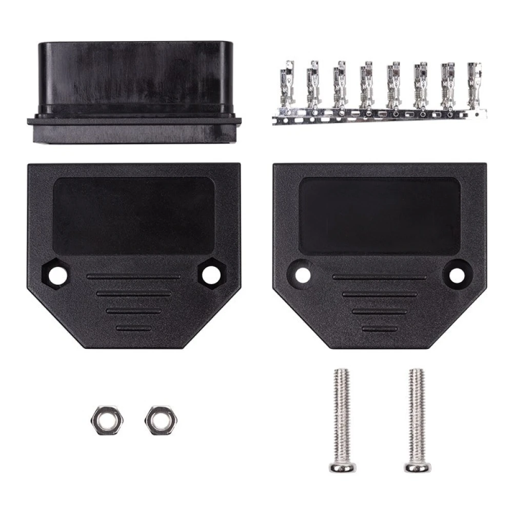 Conector OBD2 hembra universal con carcasa completa
