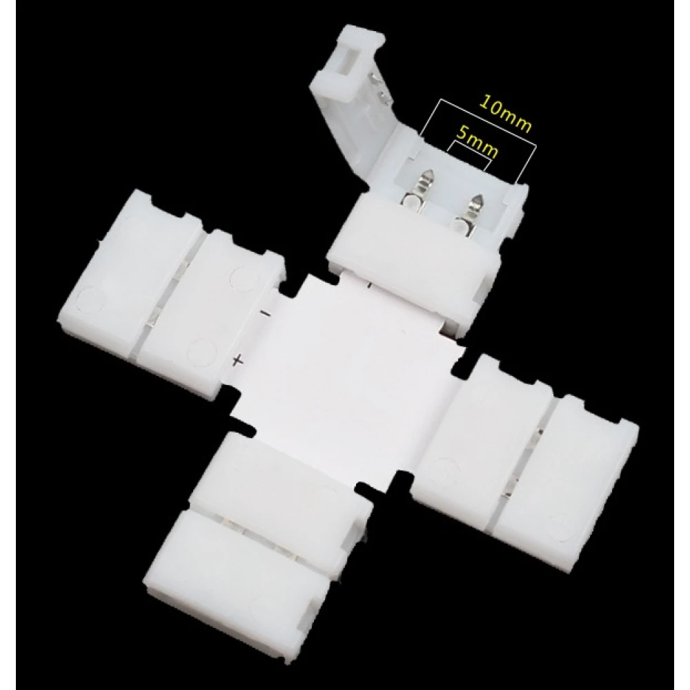 X LED klip konektori 10mm 2Pin 5050 RGB za LED trake