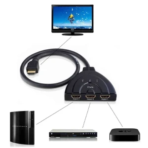 HDMI preklopnik 3 porta - HDMI switch 1080p za PS3 Xbox HDTV