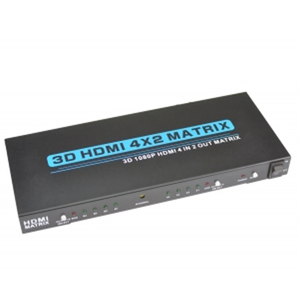 HDMI matrica preklopnik 4x2 Full HD 1080p 3D s daljinskim upravljačem