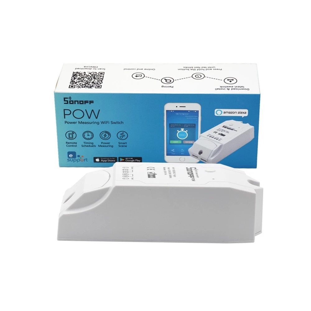Sonoff Pow WiFi prekidač s pametnim mjerenjem potrošnje energije i daljinskim upravljanjem
