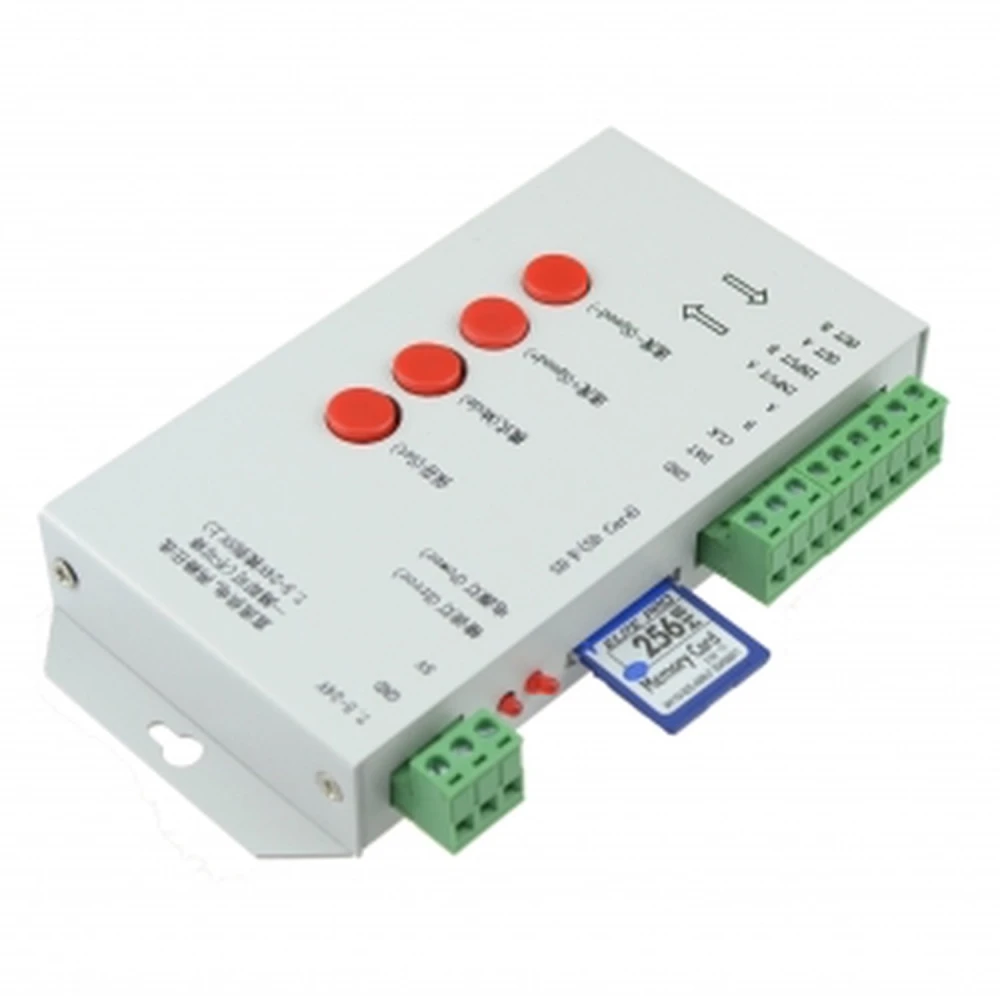 Programabilni T-1000S DMX512 kontroler za RGB LED s memorijskom karticom
