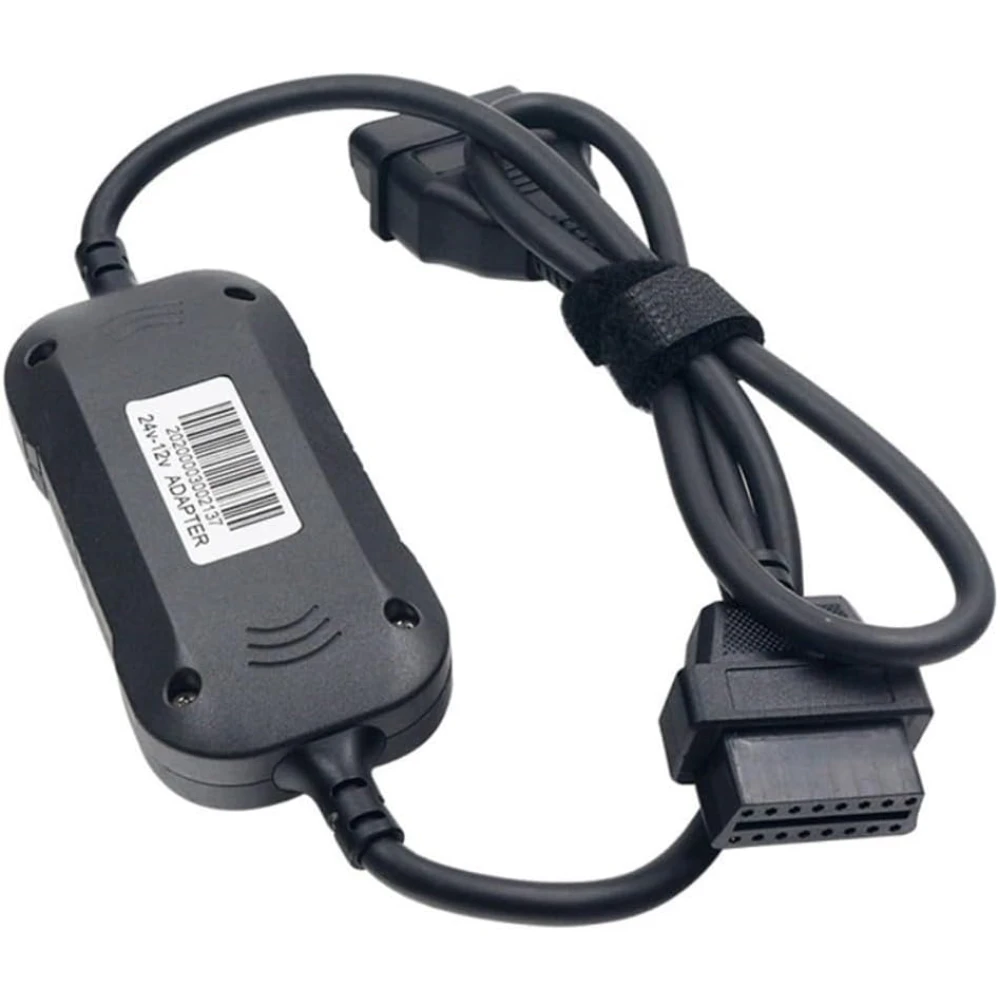 Convertidor de voltaje para herramientas OBD2 en vehículos pesados