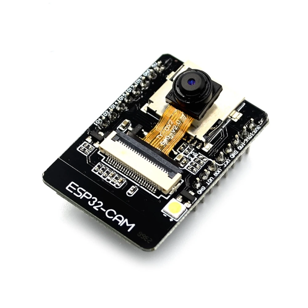 Detalle del módulo cámara OV2640 en placa ESP32-CAM NodeMCU 5V WIFI