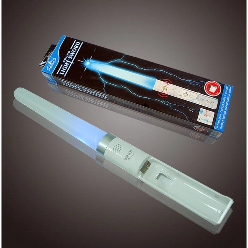 Plavi Wii svjetlosni mač sa zvukom za kompatibilni Wiimotion Plus kontroler