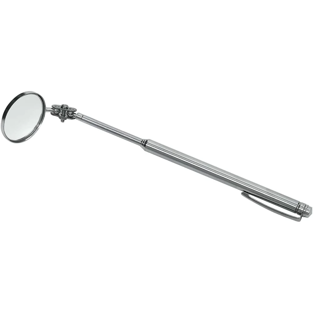 Herramienta espejo de inspección con espejo de 32 mm tamaño plegado 17 cm
