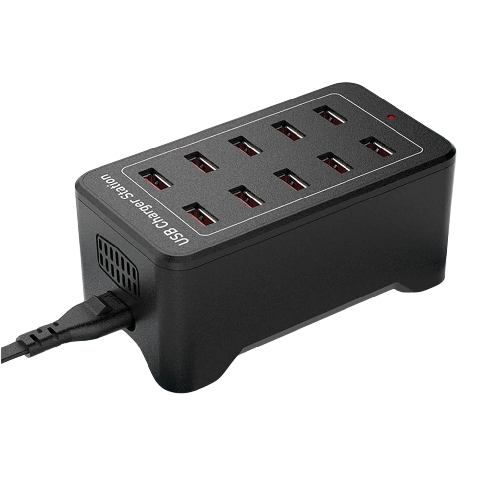 USB stanica za punjenje 10 priključaka s IQ Charge - 50W 12A, 2.4A po priključku