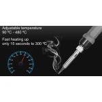 Digitalna lemna stanica Mlink S1 60W s LED zaslonom i blokadom temperature