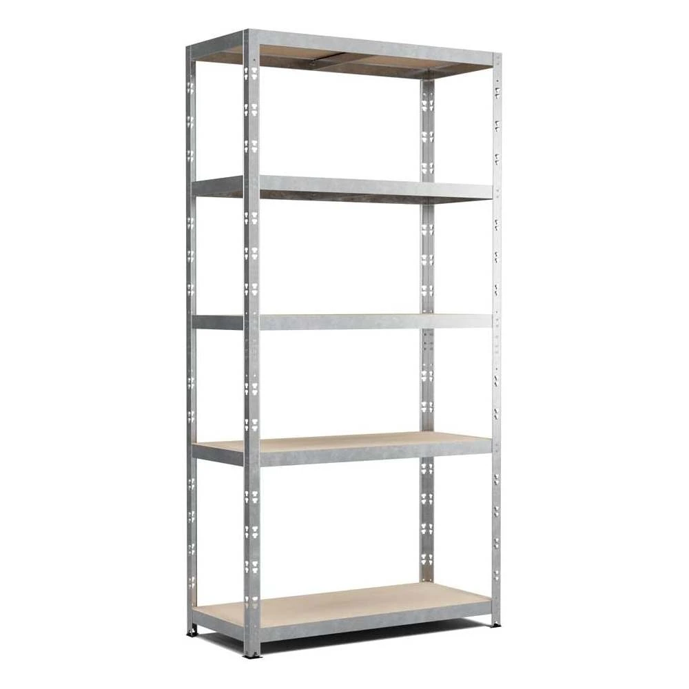 Metalna polica 180x90x40 cm, čvrsta i svestrana s 5 polica