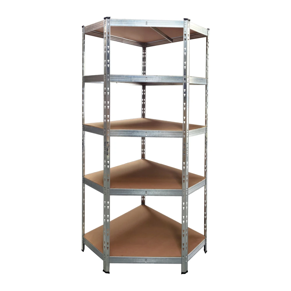 Metalna kutna polica 180x70x40 cm s 5 podesivih polica
