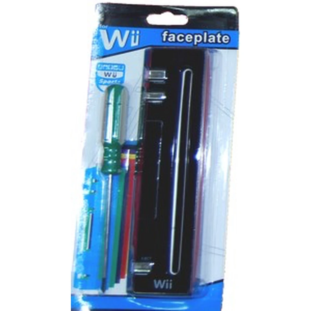 Crna prednja maska za Wii - rezervni dio za Nintendo Wii