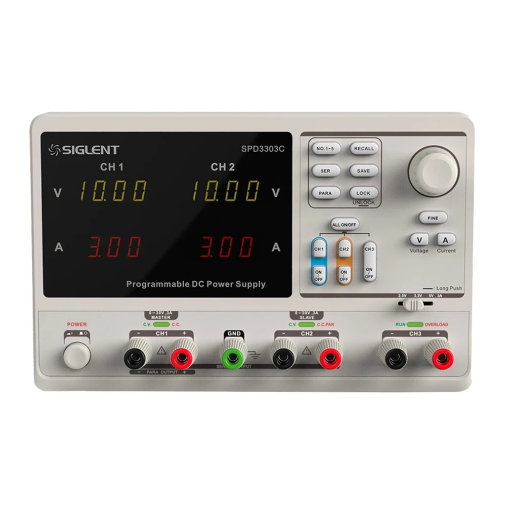Siglent SPD3303C laboratorijsko napajanje 0-30V s 3 programabilna izlaza i PC povezivanjem