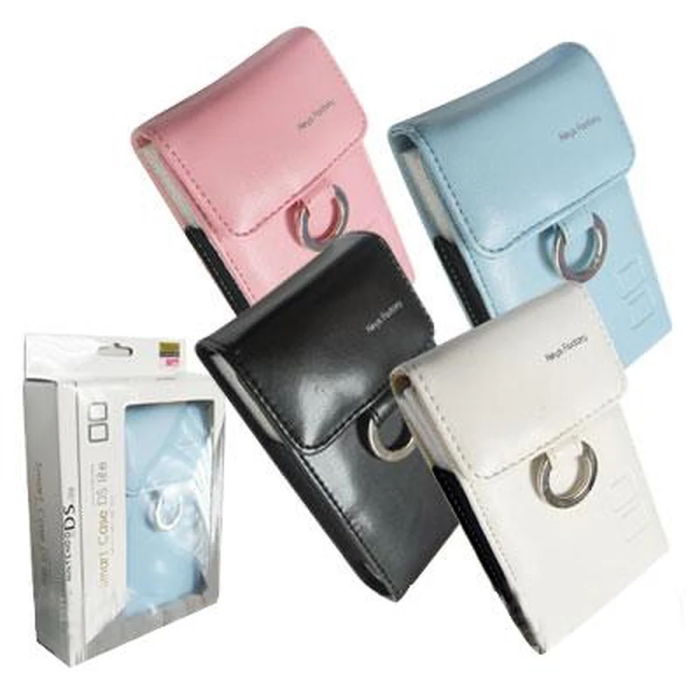 Kožna futrola NDS Lite tamnoplava - torbica s prstenom Smart Case DS Lite