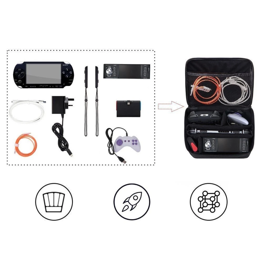 Transportna torbica za Nintendo Switch s prostorom za konzolu i dodatke