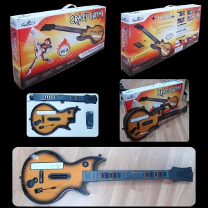 Bežična Wii Crazy Guitar za kompatibilne glazbene igre