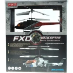 Vista lateral del helicóptero RC A68667 con estructura de plástico