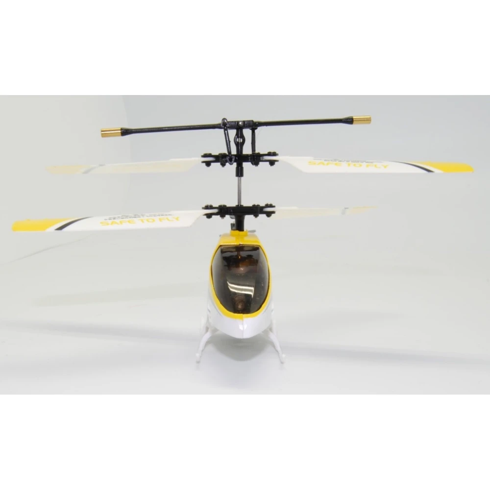 Helicóptero IR modelo 8088 amarillo en vuelo