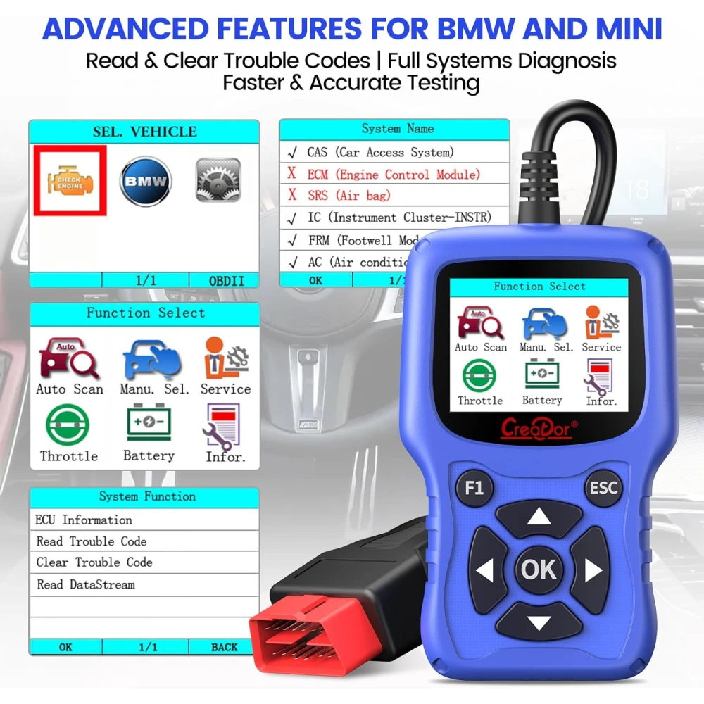 OBD2 dijagnostički alat BMW Creator C420 za BMW i Mini s naprednim funkcijama