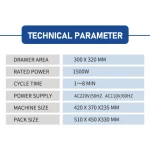 Infracrvena reflow peć T-962A Puhui V2.0 za SMD i BGA