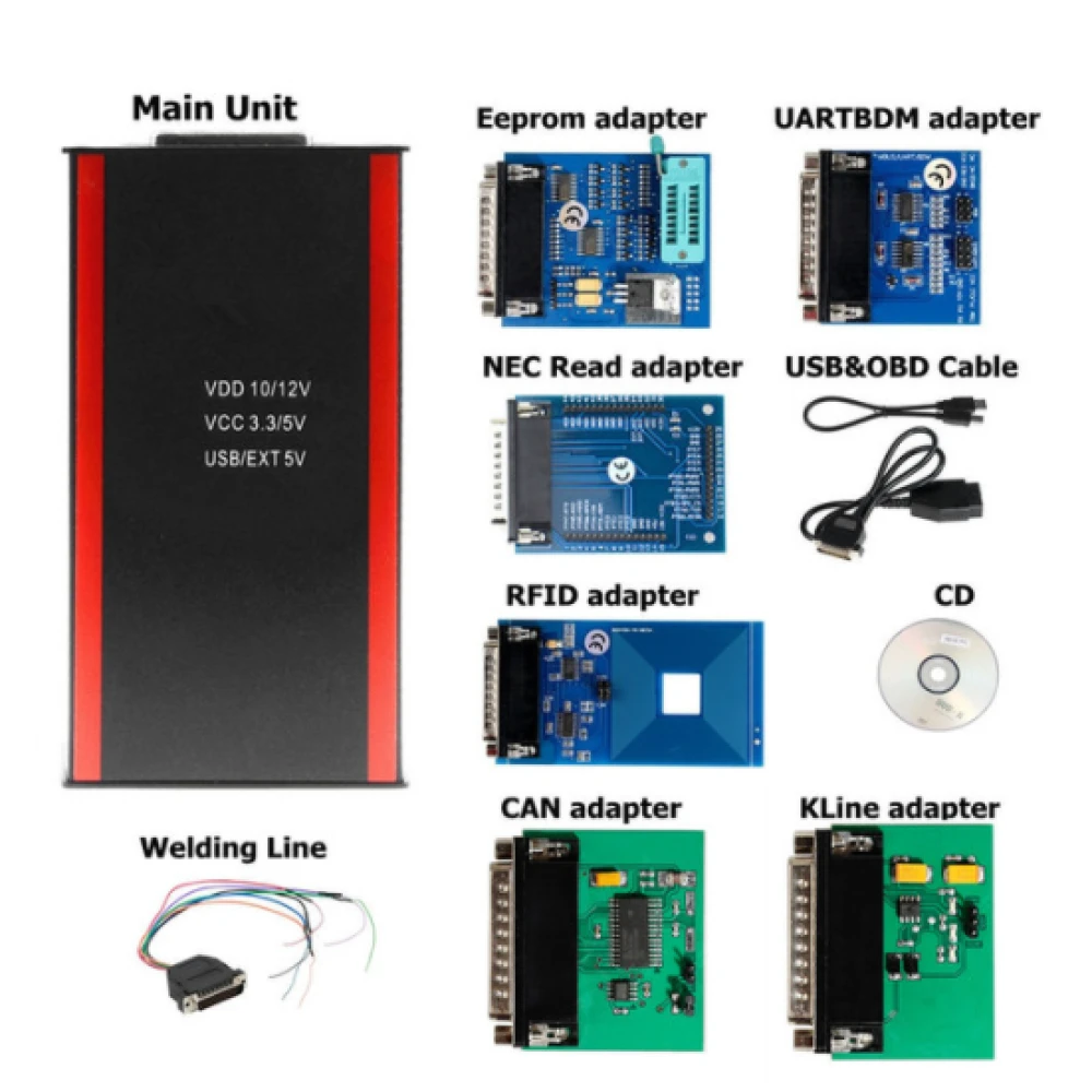 Iprog Pro programator za ključeve automobila do 2019, IMMO i kilometraža