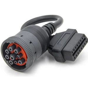 J1939 adapter kabel 9Pin na OBD2 16Pin za profesionalnu dijagnostiku