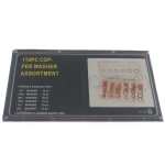 Set de juntas de cobre TSX TOOL con 110 piezas y 6 tamaños diferentes