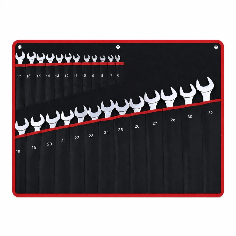 Set od 26 Kombiniranih Ključeva Okasto-Zvjezdastih 6-32mm Čelik Cr-V s Kovčegom