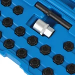 Herramienta desmontaje tornillos antirrobo BMW con llaves especiales