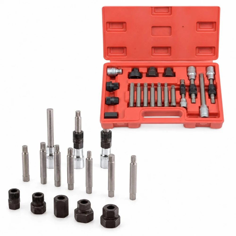 Kit 18 komada alat za skidanje slobodnih remenica alternatora (OAP / OAD)