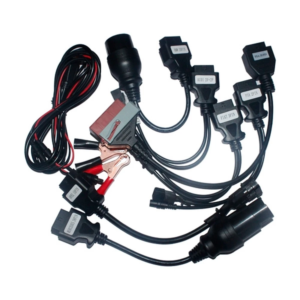 Cables OBDII para diagnóstico de coches en kit profesional Konnwei