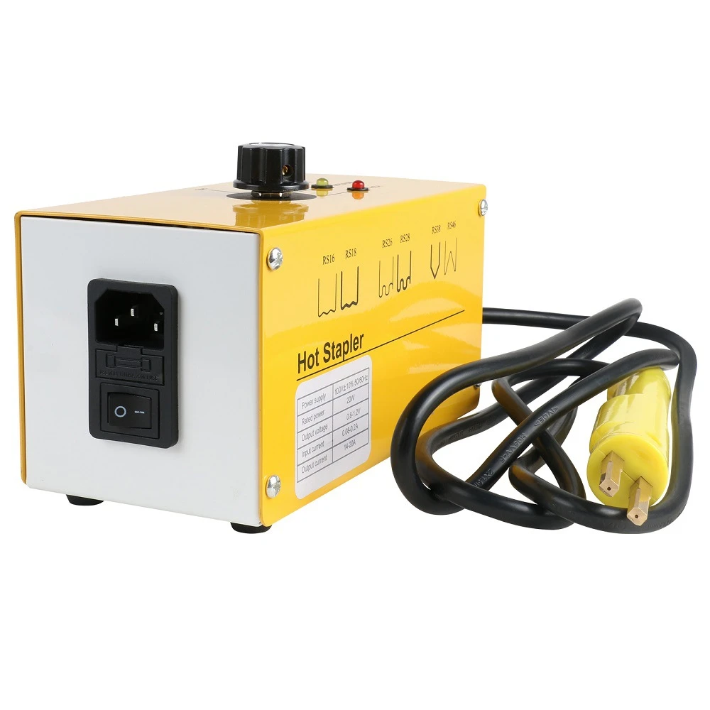 Kit completo para reparación de plásticos automotrices con 600 grapas