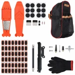 Kit za Popravak Probušenih Guma Motor Bicikl 81 Dijelova Čepovi Probijač Tubeless