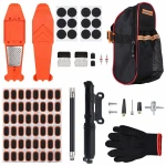Kit za Popravak Probušenih Guma Motor Bicikl 81 Dijelova Čepovi Probijač Tubeless