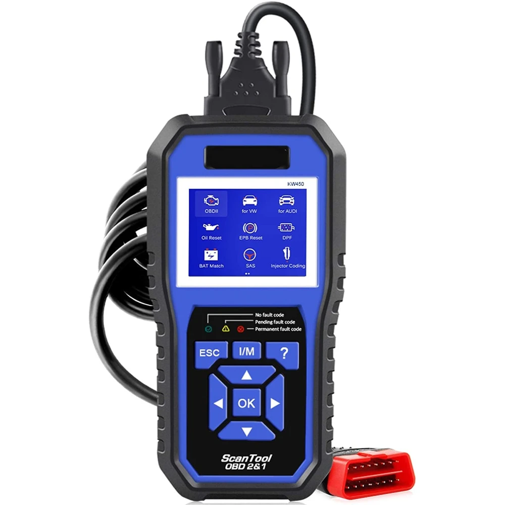 Konnwei KW450 dijagnostički skener VAG za VW Audi Seat Skoda OBD2