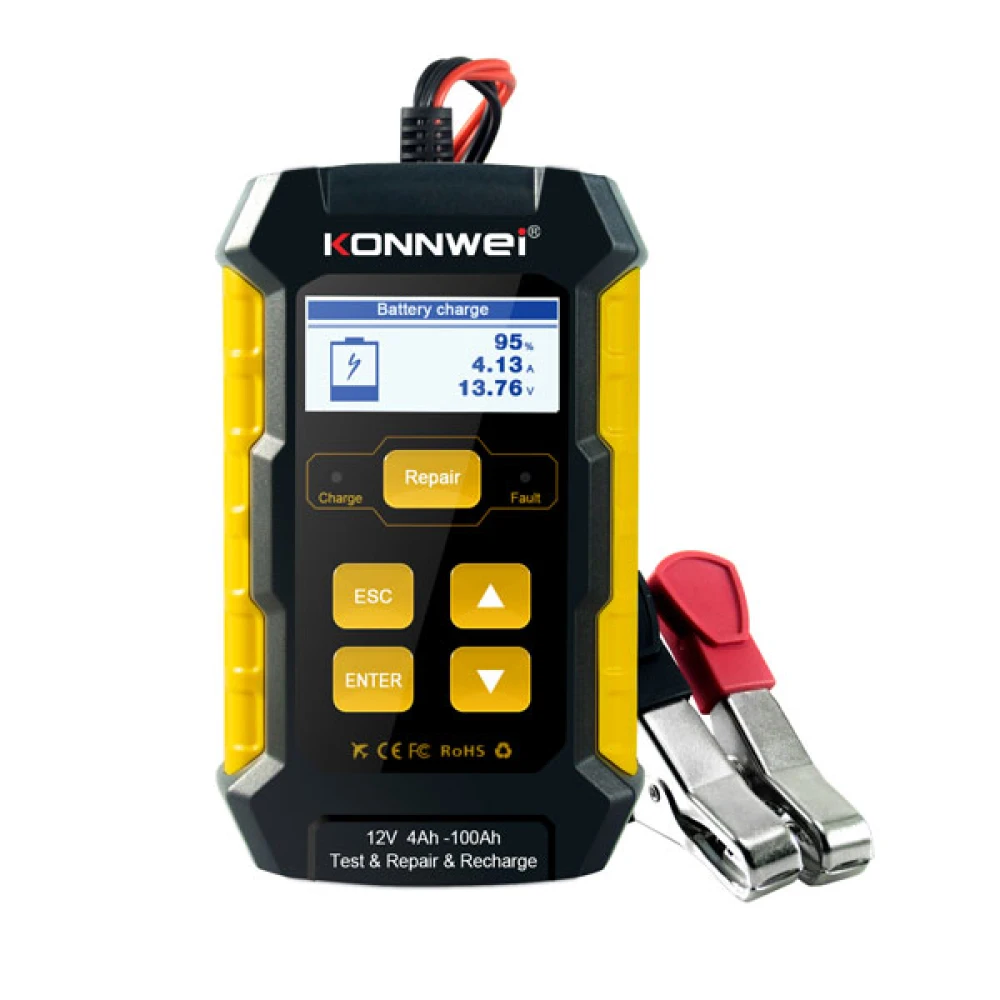 Konnwei KW510 tester baterija 12V s dijagnostičkim alatom 3 u 1