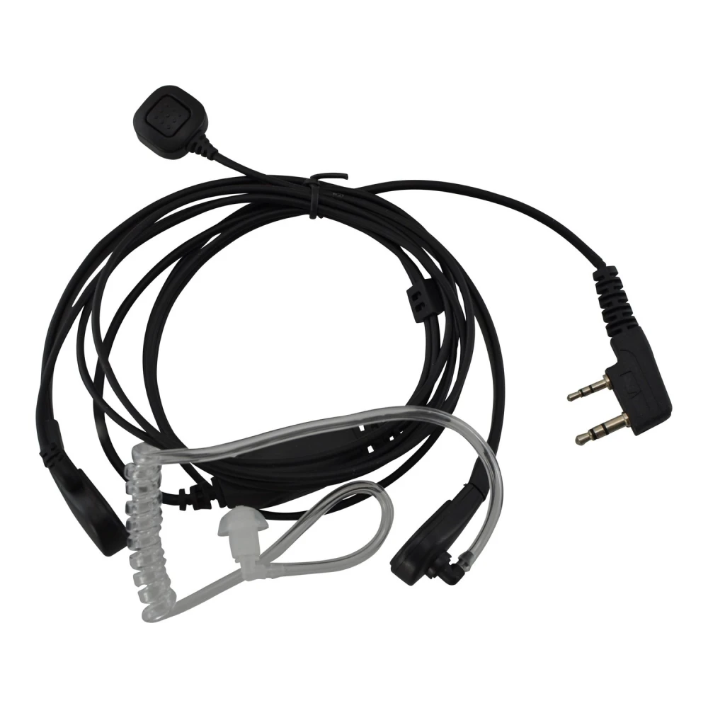 Laringofon za Walkie Talkie Baofeng s dvostrukim pinom, čičkom i PTT