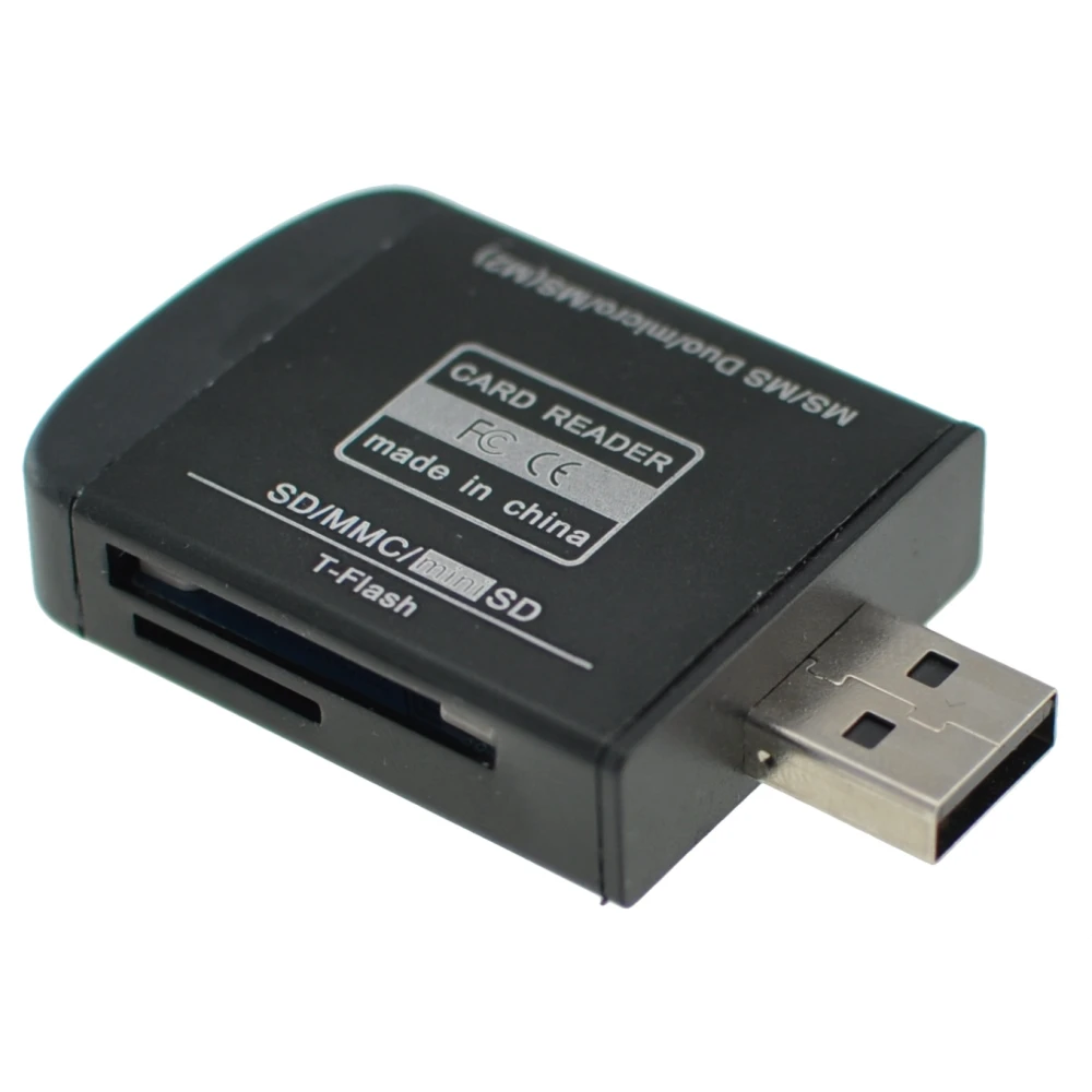 USB 2.0 čitač memorijskih kartica sve u jednom za Micro SD, MMC, SDHC, TF i M2