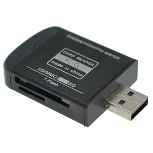 satkit USB 2.0 čitač memorijskih kartica sve u jednom za Micro SD, MMC, SDHC, TF i M2