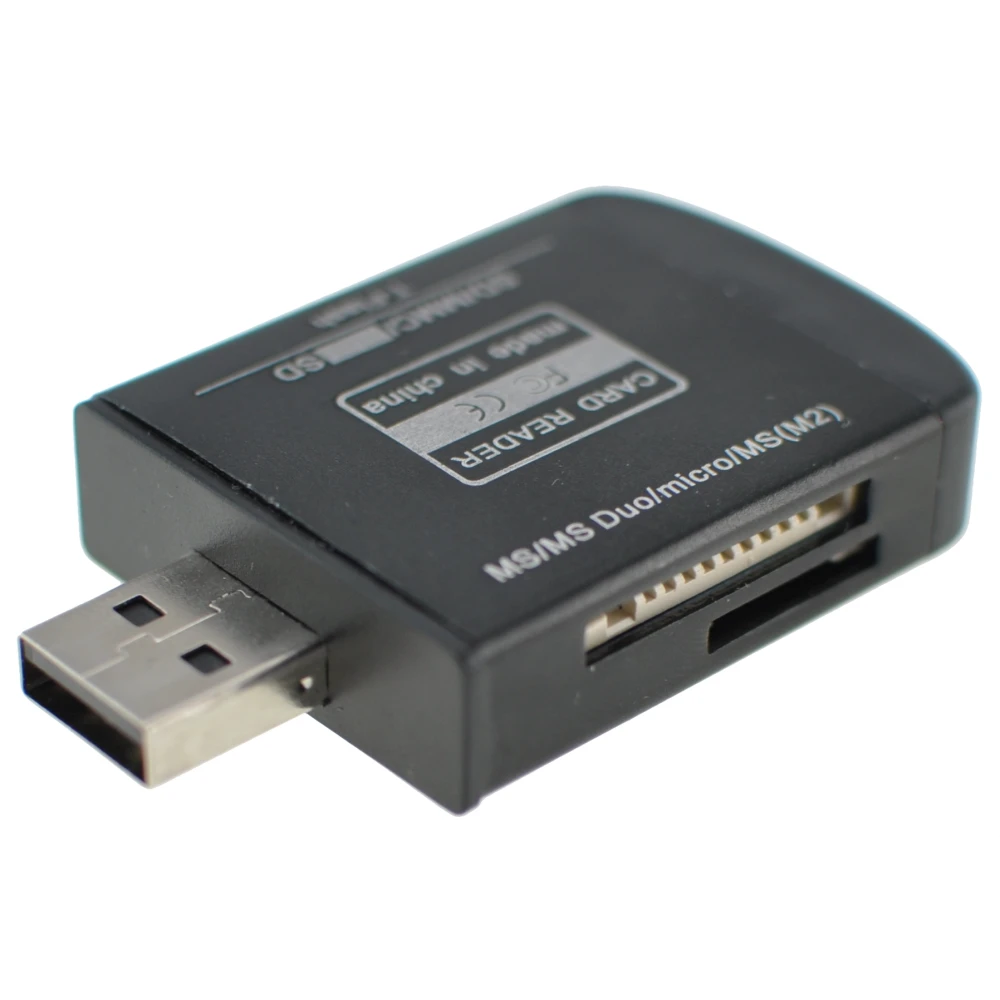 USB 2.0 čitač memorijskih kartica sve u jednom za Micro SD, MMC, SDHC, TF i M2