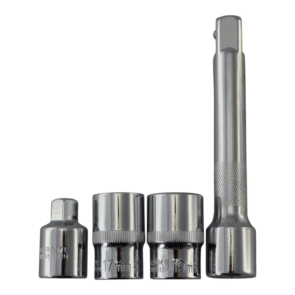 Llave dinamométrica 1/2 28-210 Nm con alargadera y 3 vasos TSX TOOL conjunto completo