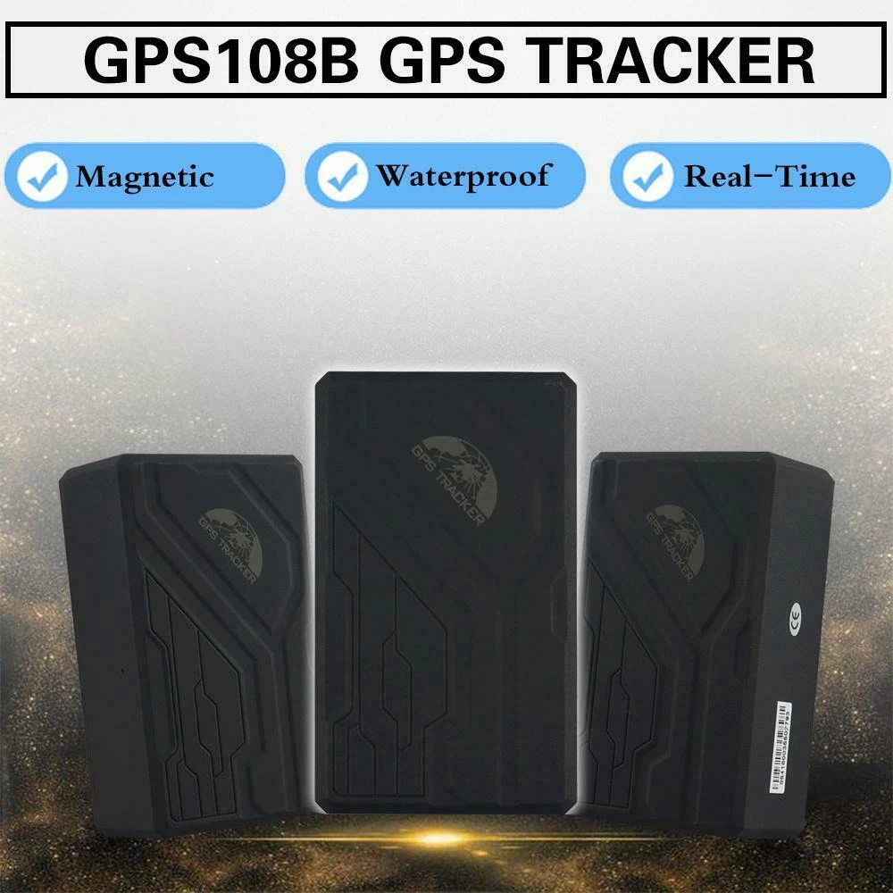 GPS lokator s dugom baterijom za auto TK108B s SOS alarmom i magnetskom bazom