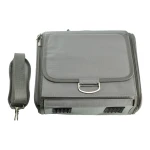 Maleta negra para Nintendo Wii con espacio para consola y accesorios