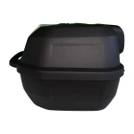 Moto kofer za kacigu 47L - univerzalni top case s bravom i naslonom