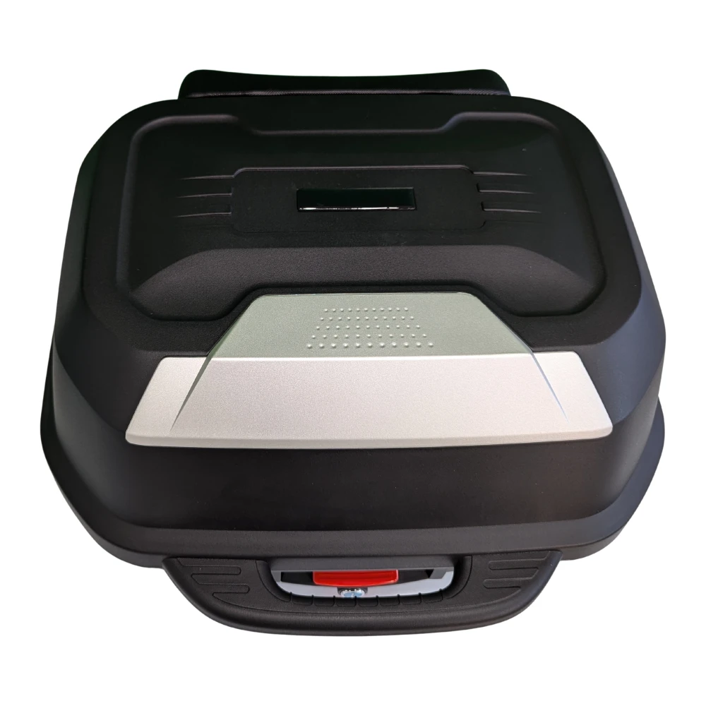 Moto kofer za kacigu 47L - univerzalni top case s bravom i naslonom