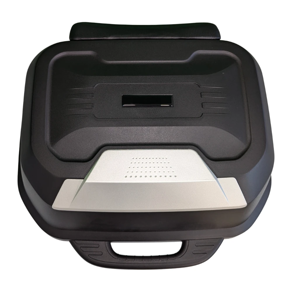 Moto kofer za kacigu 47L - univerzalni top case s bravom i naslonom