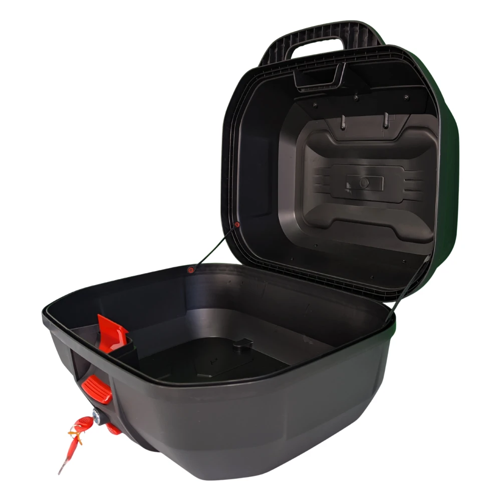 Moto kofer za kacigu 47L - univerzalni top case s bravom i naslonom