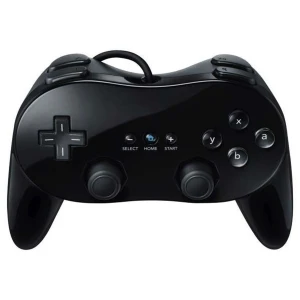 Kompatibilni Wii Classic Pro kontroler crni za Nintendo Wii