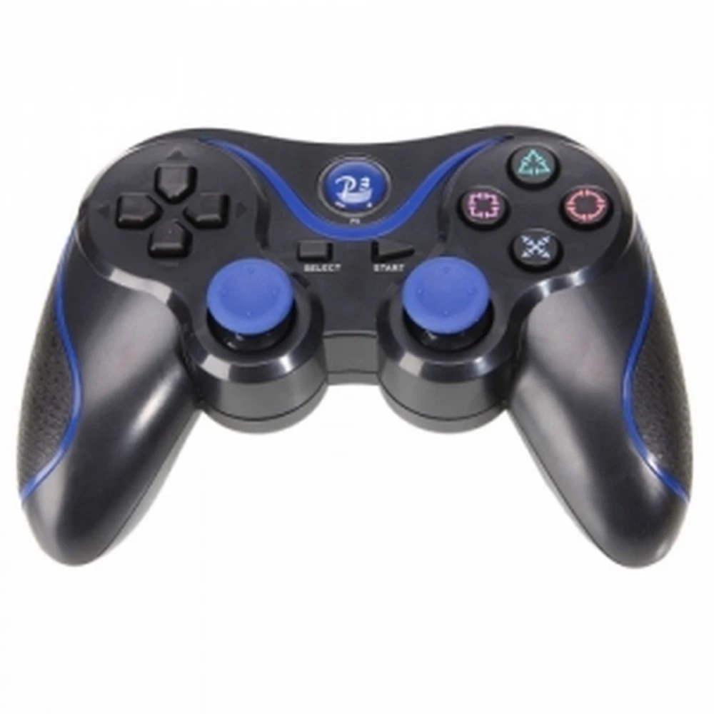 Kompatibilni DualShock 3 PS3 Bluetooth kontroler crno plavi Sixaxis