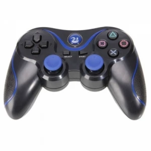 Kompatibilni DualShock 3 PS3 Bluetooth kontroler crno plavi Sixaxis